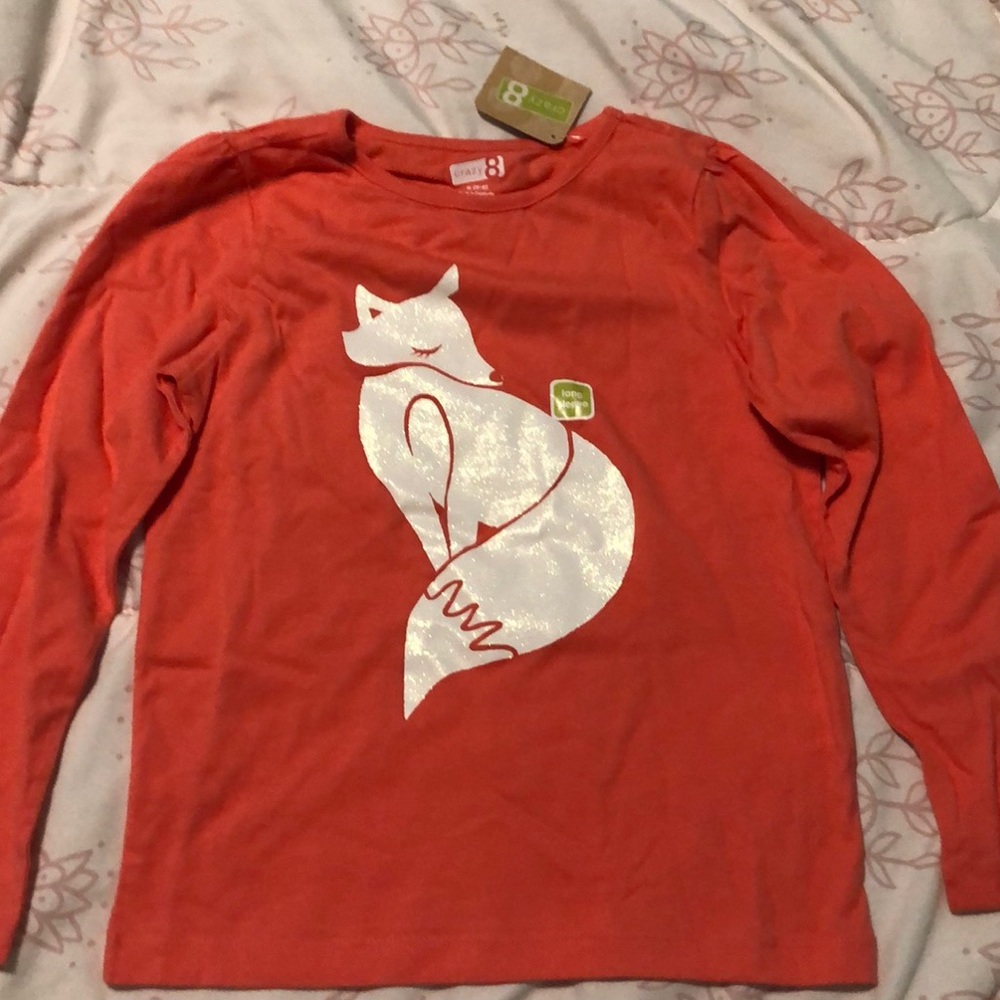 Crazy 8 NWT long sleeved top. Size S (5-6)